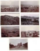India ? Sikh History group of seven photographs of Attock Fort Ranjit Singh. Attock fort was an