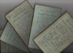 Road Maps complete set of 12 printed road maps issued by Bartholomew^ early 20th c. Contained in