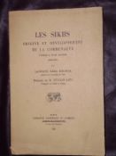 India ? Book on the Sikh in French ? with Sikh map^ rare title ? Les Sikhs ? one of the first