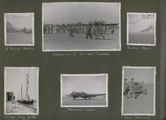 WWII ? North African Campaign two exceptionally fine photo albums compiled by a member of an RAF