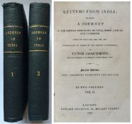 India ? Sikh history ? Jacquemont account of the Lahore Court of Ranjit Singh. Rare 1835 edition of