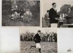 Beagle Hunting fine album of original photographs of the Cheshire Beagle Hunt^ no date but judging