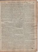Execution of Marie Antoinette edition of the London Chronicle for October 22nd-24th 1793 carrying a