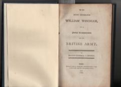 Military To the Rt Hon William Windham on a partial re-organization of the British Army^ by Major
