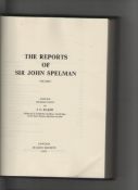 Selden Society The Reports of Sir John Spelman^ vols I & II^ Selden Society 1974 & 1978^ 238 &