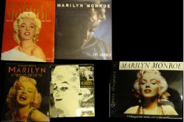 Marilyn Monroe group of books relating to Marilyn including: Marilyn Monroe^ the life the myth;