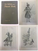 India ? Sketch Book 1903 titled India Sketched by Raven Hill. Early book on Indian Life with a