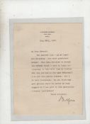 Autograph ? Political ? Arthur James Balfour^ Prime Minister and author of the ?Balfour