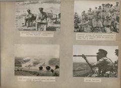 WWII a fine album of professional standard photographs^ the first part devoted to shots taken at