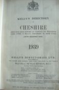 British Topography ? Cheshire ? Kelly?s Directory 1939 modern binding^ one close tear to folding