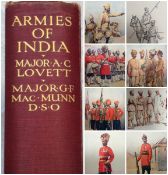 India - Armies of India Sikh Military Lithograph 1911. A fine book titled^ Armies of India