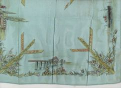 Ephemera ? Empire Exhibition^ Glasgow 1938. An attractive printed Rayon handkerchief the Tower of