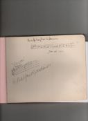 Musical autograph book ? Music fine autograph book with many entries including: Vaughan Williams^