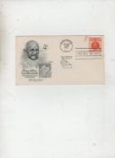 India ? Gandhi ? American first day cover dated January 26th 1961^ celebrating Gandhi ?Champion of