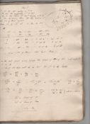 Newtonian theory interesting manuscript prepared by a lecturer at Trinity College [presumably