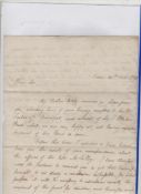 Scotland and Northumberland archive of letters relating to the Willis and Selby families of