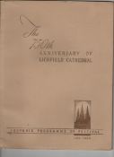 Ephemera ? Lichfield ? souvenir programme of the festival June 1945. In celebration of the 750th