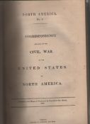 American Civil War official House of Commons volume containing the correspondence relating to the