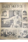 Rudolf Valentino edition of the Daily Sketch for August 24th 1926 carrying a front page devoted to