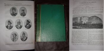 India - French Book on the Sikhs and Akalis and Sikh Rajas 1870 19th c French volume on travel^