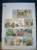 Original Hand Drawn Danger Mouse Story Board Artwork: Original Watercolour By Arthur James Ranson (