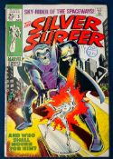 Marvel Comics The Silver Surfer: Issue number 5 April 1969 Sky Rider of the Spaceways good clean