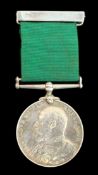 Edward VII Volunteer Force Medal: To 2917 Pte W. Gilder 1st V.B. Royal Berkshire Regt