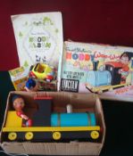 Small selection of Noddy related Items: To include Lincoln International Battery Operated Magic