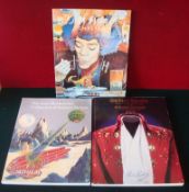 Three Auction Catalogues: To consist of Bonhams Elvis Presley Memorabilia Sale in Los Vegas & Los