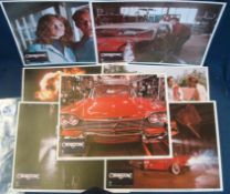1983 Official Film Lobby Cards: Christine Steven Spielberg featuring 8 Full colour prints 36 x 28cm