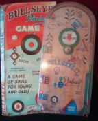 Marx Toys Bulls eye Pinball Game: A Game of skill for the young and old having original card