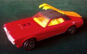 Corgi Rockets: Great near mint unboxed D924 James Bond Mercury Cougar XR7 Red/Black with Yellow