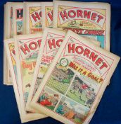 British Hornet Comics: 20 issues all from 1963/64 to consist of numbers 3 – 11, 13, 16, 17, 21, 24-