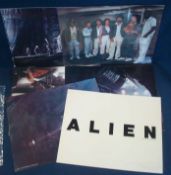 1979 Official Film Lobby Cards: The Alien featuring 8 Full colour glossy prints 36 x 28cm