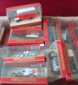 Selection of Matchbox Models of Yesteryear: All in the Red see through boxes featuring Cars and