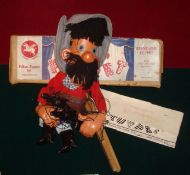 Hank the Cowboy Pelham Puppet: Great boxed example complete with both Guns housed in the early