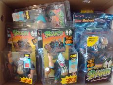 Selection of 1990s Spawn Carded Figures: To include Clown, Overkill, Badrock together with other