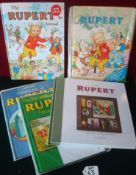Selection of Rupert Bear Books: To include St Michael 1978, 1981, No55 Rupert Annual 1990, No 64