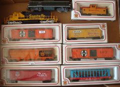 00 gauge Bachman American Style Trains: To include 5043 Santa Fe Diesel Locomotive (unboxed)