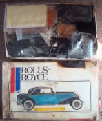 Pocher Rolls Royce Phantom II Sedanca K72 Kit: Unbuilt Kit all items still in separate bags but in