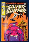 Marvel Comics The Silver Surfer: Issue number 6 June 1969 Sky Rider of the Spaceways good clean