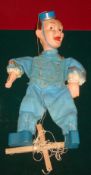 Cinderella Buttons Pelham Style Puppet: Having composite Head and Hands with wooden feet in original