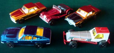 Corgi Rockets: Great selection of near mint unboxed examples to include D920 Derek Friske Stock Car,