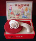 Chad Valley Kiddies Gramophone: Melotone with compressed card case with arm pick-up Gramophone in
