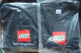 Lego Advertising T-Shirts: 25 T-Shirts having Lego logo on front and back new in original packets