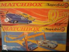 Two Matchbox Race Sets: To consist of SF-4 and SF-5 both in original boxes (Straight track missing