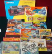 Collection of Matchbox, Dinky and Corgi Catalogues: To include Matchbox 1966, 1977, 1978, 1978/80,
