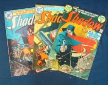 DC Comics The Shadow: Issues 2 Jan, 3 March, 4 May 1974 all in good clean condition