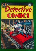 DC Detective Comics featuring Batman and Robin: Issue 111 May 1946 Coaltown USA condition slight