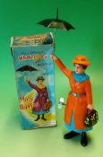 Marx Mary Poppins Hard Plastic Clockwork Character Toy: Copyright 1964, integral key, mechanism